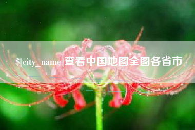 新安查看中国地图全图各省市