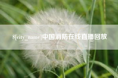 新安中国消防在线直播回放