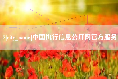 新安中国执行信息公开网官方服务