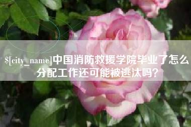 新安中国消防救援学院毕业了怎么分配工作还可能被逃汰吗？