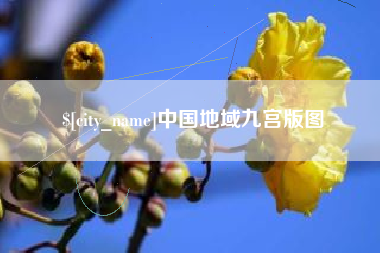 新安中国地域九宫版图