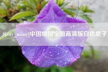 新安中国地图全图高清版白色底子