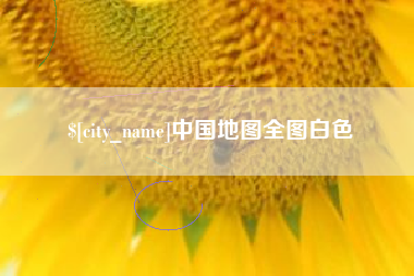 新安中国地图全图白色