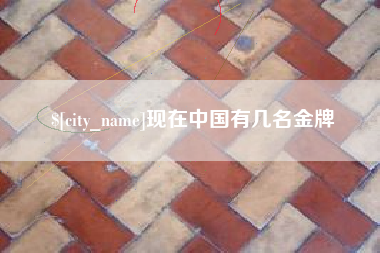 新安现在中国有几名金牌