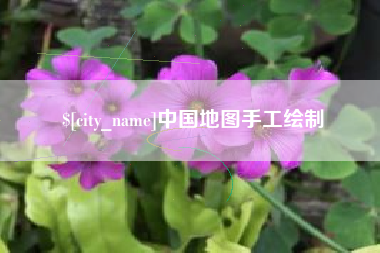 新安中国地图手工绘制