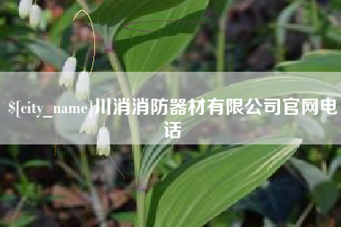 新安川消消防器材有限公司官网电话