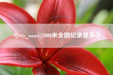 新安5000米全国纪录是多少