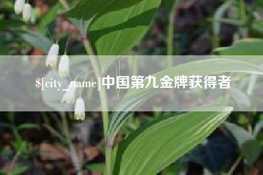 新安中国第九金牌获得者