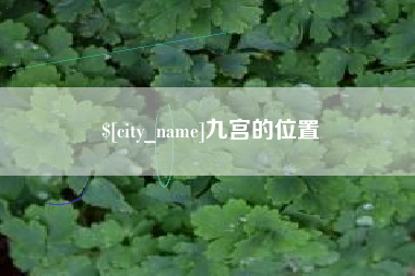 新安九宫的位置