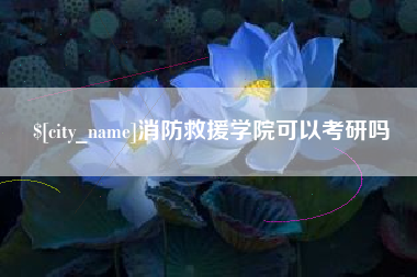 新安消防救援学院可以考研吗