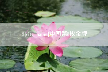 新安中国第8枚金牌