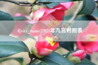 新安2021年九宫对照表