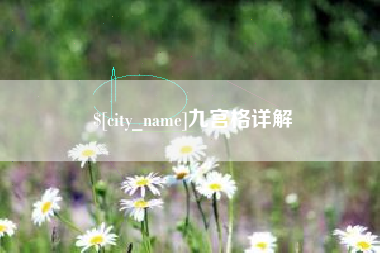 新安九宫格详解