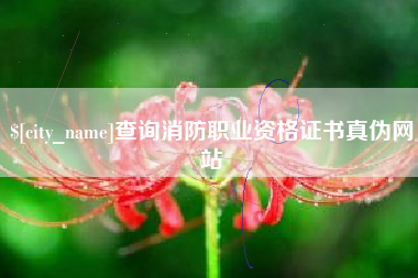 新安查询消防职业资格证书真伪网站